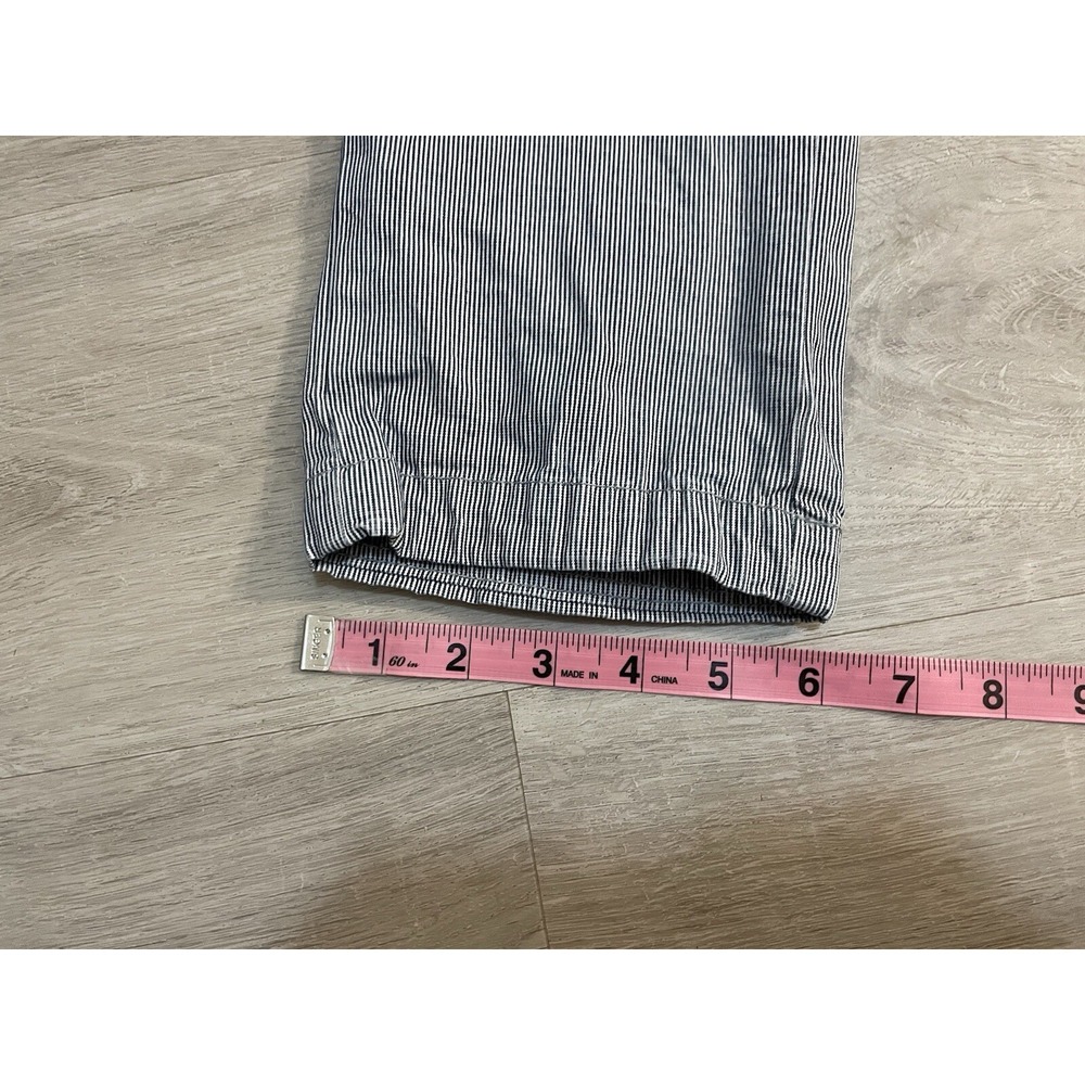 Abercrombie & Fitch Mens Blue White Striped Chino Pants 28x30 Seersucker Style - Picture 7 of 7